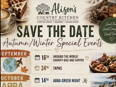 Alison’s Country Kitchen Events
