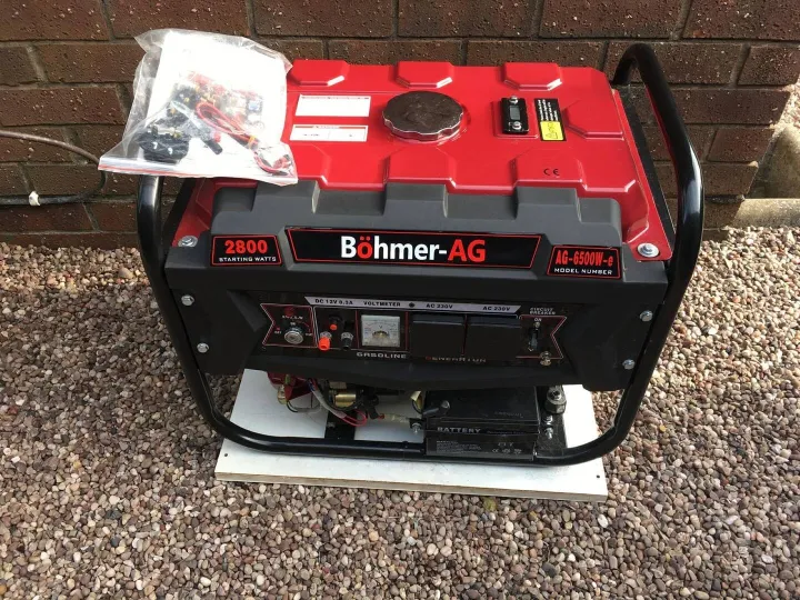 Items for sale &ndash; Böhmer AG-6500W Petrol Generator 2800w 8Hp Portable Outdoor 11 litre tank 150.00