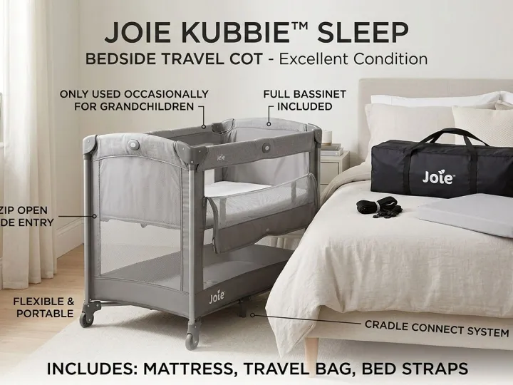 Items for sale &ndash; Joie Kubbie™ Sleep Bedside Travel Cot &pound;30
