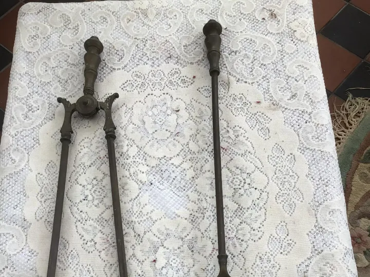 Items for sale &ndash; Solid Brass Antique Fireside Companion Set &pound;5