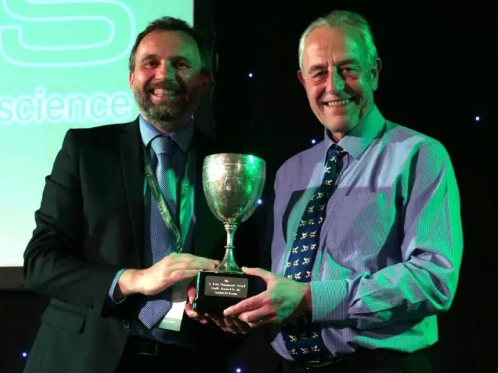 Prof Phil Garnsworthy 2022 Award Recipient with Prof Michael Lee
