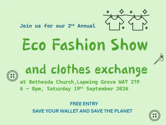 Eco Fashion Show Bethesda 19th Sept