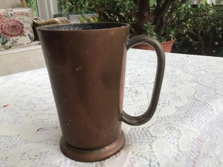 Items for sale
– Vintage copper tankard £10