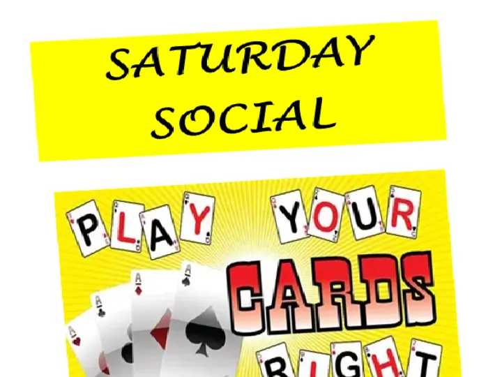 Play Your Cards Right