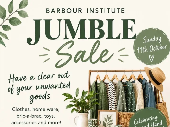 Jumble Sale October 11th