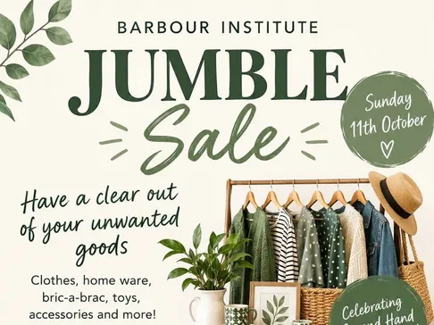 Jumble Sale October 11th