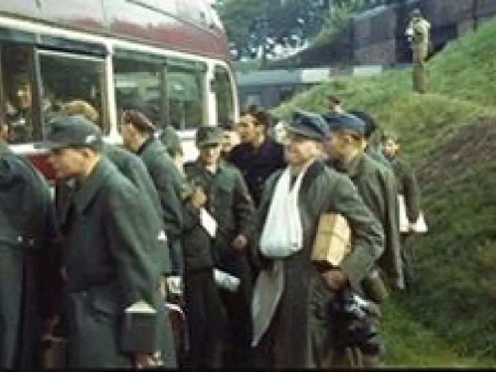 German Prisoners At Malpas Station