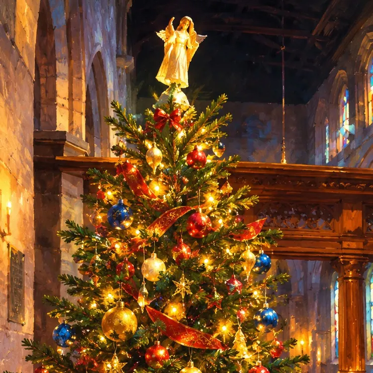 Church Christma S Tree Festival