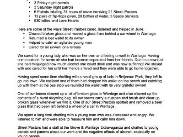 WGSP 06 2017 Report