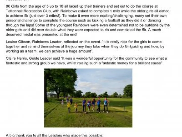 Race For Life Newspaper Article June 2018 v2