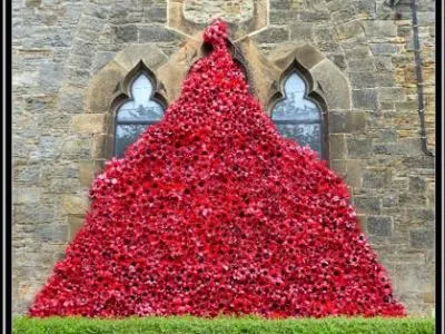 Etherley Methodist Church poppies
