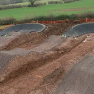Standon Bowers Pump Track side view