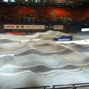 Birmingham SX track side view