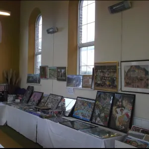 Puzzles on display in the chapel 2