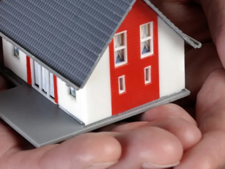 House in hands