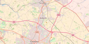 Map showing the location of Poole Bay