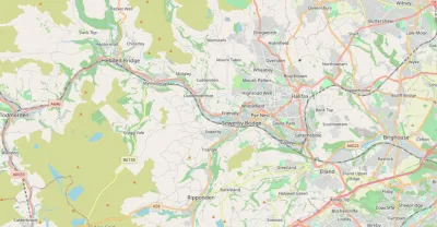 Map showing the location of Calderdale
