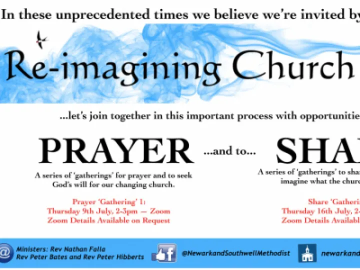Reimagining Church Flyer &ndash; Without Meeting ID