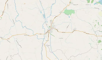 Map showing the location of Audlem Methodist Church