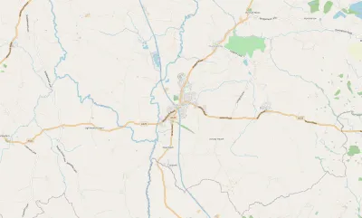 Map showing the location of Audlem Methodist Church