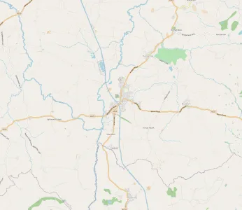 Map showing the location of Audlem Methodist Church