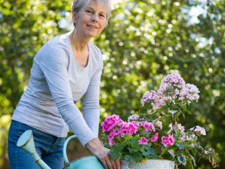 Woman Gardening 04