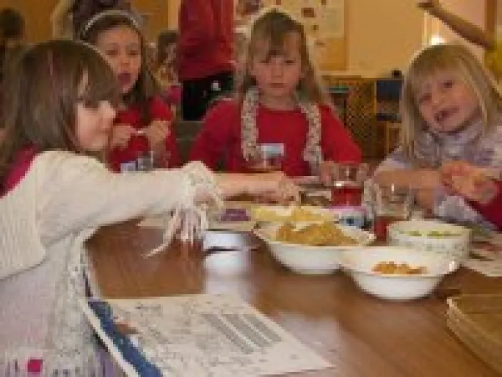 Young People Eating