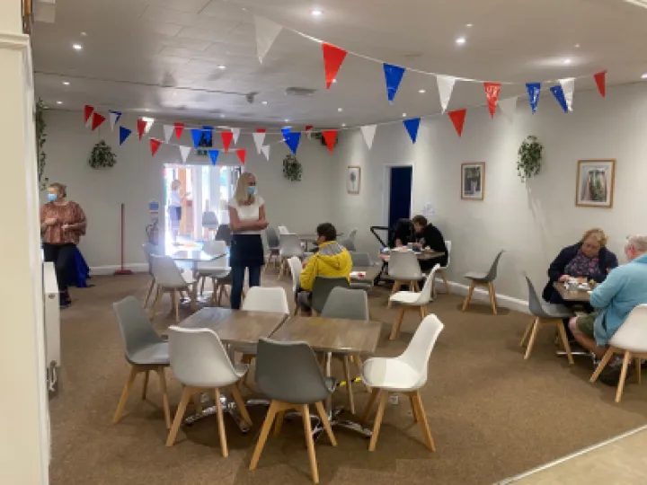 cafe in use