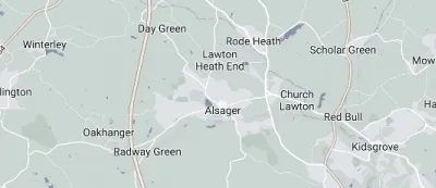 Map showing the location of Cheshire South Methodist Circuit
