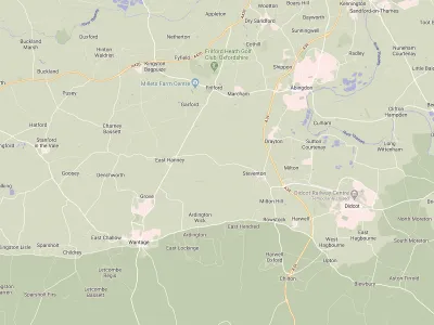 Map showing the location of Wantage & Abingdon