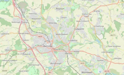 Map showing the location of Barnsley Methodist Circuit