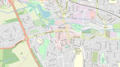 Map showing the location of The Crossing