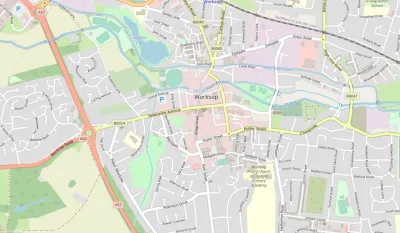 Map showing the location of The Crossing