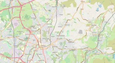 Map showing the location of Oldham Methodist Circuit