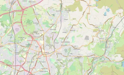 Map showing the location of Oldham Methodist Circuit
