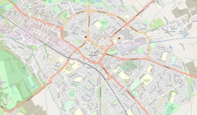 Map showing the location of Aylesbury Methodist Church