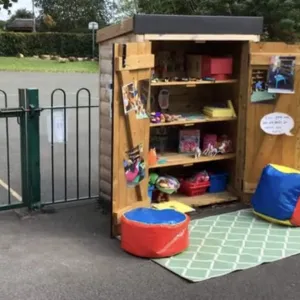 Amethyst Class outside learning area