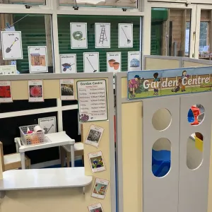 Garden Centre in the Amethyst classroom