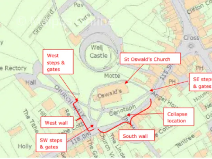St Oswalds map