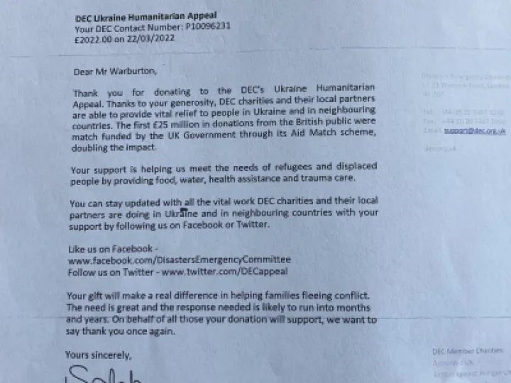 dec letter