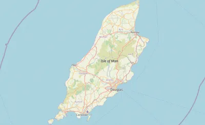 Map showing the location of Methodist Isle of Man