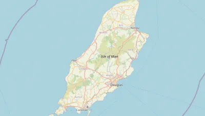 Map showing the location of Methodist Isle of Man