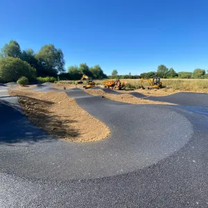 Kidlington pump track for private client