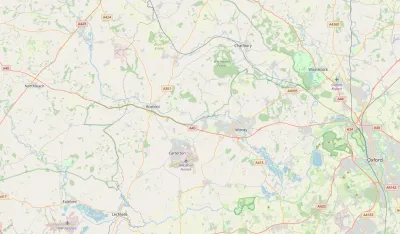 Map showing the location of West Oxfordshire Methodist Circuit