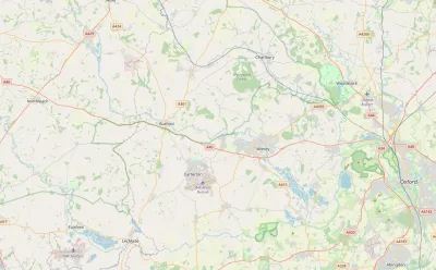 Map showing the location of West Oxfordshire Methodist Circuit