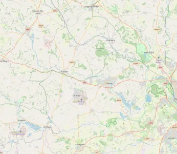 Map showing the location of West Oxfordshire Methodist Circuit