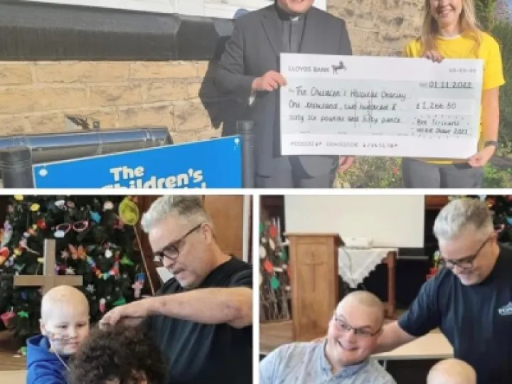 Presenting cheque