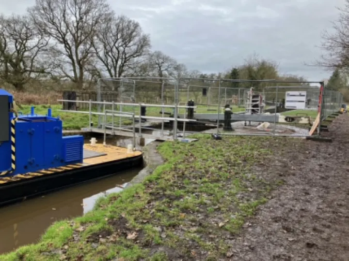 Canal CRT work