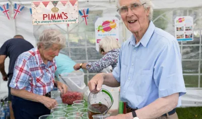 PIMMs Tent Pic