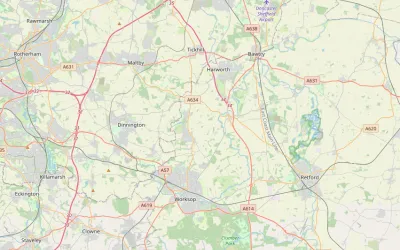 Map showing the location of Trinity Circuit